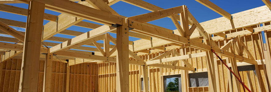 Une construction en bois